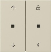 Jalousie+Schaltuhr bluetooth cremeweiß 536701 