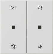 Wippe 2f Audiostrg Reinweiß 538403 