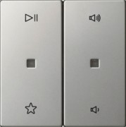 Wippe 2f Audiostrg Edelstahl 5384600 