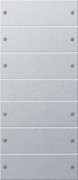Wippenset 6fach Aluminium 218626 