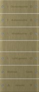 Wippenset 6-fach beschr.Sys 55 Bronze 2136607 
