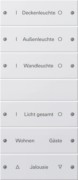 Wippenset 6-fach beschr. Sys 55 rws 220603 