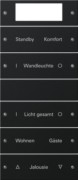 Wippenset 5-fach beschr. Sys 55 sw 2215005 
