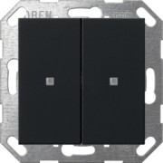 Taster Wippe KNX, 2f, Schwarz 5173005 