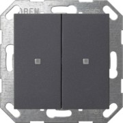 Taster Wippe KNX, 2f, Anthrazit 517328 