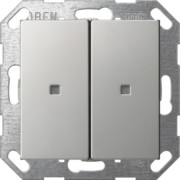 Taster Wippe KNX, 2f, Edelstahl 5173600 