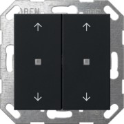 Taster Wippe KNX, 2f, Schwarz 5174005 