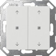 Taster Wippe KNX, 2f, Reinweiß 517403 