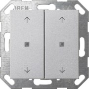 Taster Wippe KNX, 2f, Alu 517426 