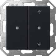 KNX Taster Wippe 2f sw unbedruckt/Pfeile 5175005 