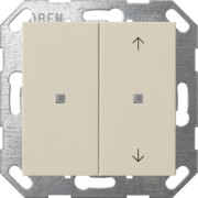 KNX Taster Wippe 2f cws unbedruckt/Pfeile 517501 