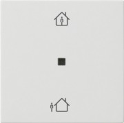 KNX RF Bedienaufsatz 1-f. Reinweiß 510603 