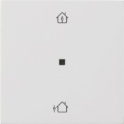 KNX RF Bedienaufsatz 1-f. Reinweiß 5106112 