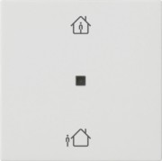 KNX RF Bedienaufsatz 1-f. Reinweiß 510627 