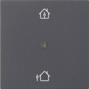 KNX RF Bedienaufsatz 1-f. Anthrazit 510628 