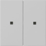 KNX RF Bedienaufsatz 2-f. Grau 5107015 