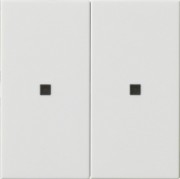 KNX RF Bedienaufsatz 2-f. Reinweiß 510703 
