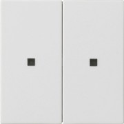 KNX RF Bedienaufsatz 2-f. Reinweiß 510727 