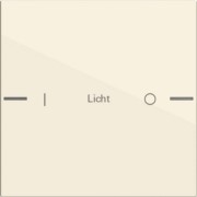 Wippenset 1-fach indiv. Tastsensor Cremeweiß 576101 