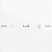 Wippenset 1-fach indiv. Tastsensor Reinweiß 576103 