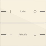 Wippenset 2-fach indiv. Tastsensor Cremeweiß 576201 