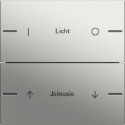 Wippenset 2-fach indiv. Tastsensor Edelstahl 5762600 