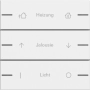 Wippenset 3-fach indiv. Tastsensor Reinweiß 576327 