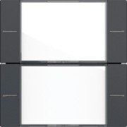 Wippenset 2-fach BSF Tastsensor Anthrazit 577228 