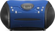LENCO UKW-Radio m.CD stereo,blau/schwarz SCD-24 blue/black 