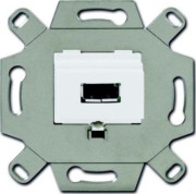 USB-Anschlussdose alpinweiß 0261/12 