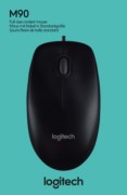 Logitech Maus Optisch,1000dpi,3T M90 USB sw 