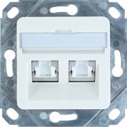 Dose 2x Cat6A PL 180 UP/UPK RAL9010 DE620045554 
