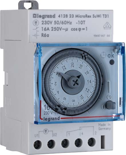 Tagesschaltuhr 230V Legrand 412823 