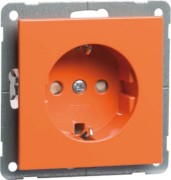 Steckdose SCHUKO orange ohne Krallen H 20.6511.332 