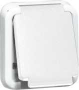 Steckdose 1fach rws erh.Berührungsschutz B 6671 WAB SI O.D. 