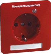 Steckdose D 80.6611 ÜS/25 ROT 