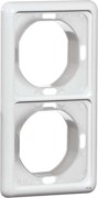 Rahmen 2-fach rws waage/senkrecht D 80.672.02 WU 