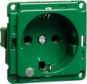 SCHUKO-Steckdose gn 16A 250V 2-pol.Licht D 6511.42ME LED/4SI 