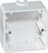 Aufputz-Gehäuse 1-fach alu waage/senkrecht D 95.691.70 