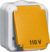 US NEMA-Steckdose 1fach,20A 125V, grau D 6670/20 WAB 