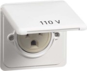 US NEMA-Steckdose 15A 125V, weiß D806670/15 K WU W 
