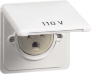 US NEMA-Steckdose 20A 125V, weiß D806670/20 K WU W 