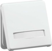 Steckdose SCHUKO Beschrift.,KD, weiß D 80.6611 K WU NA W 
