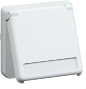 Steckdose SCHUKO EB,Beschrift.,grün D 6711.42 NA WI WE S 
