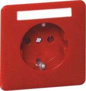 SCHUKO-Steckdose rt 16A 250V 2-pol.EDV D 80.6511 NA ROT 