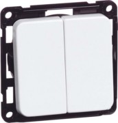 Serientaster sw 10A 250V mit Wippe D 715.19 T 