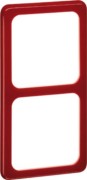 Rahmen 2-fach rt waage/senkrecht D 80.672 ROT 