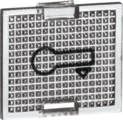 Ersatzsymbol TÜR kl tr für Tasterwippen D 655 T 