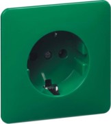 Steckdose SCHUKO grün D 80.6611 