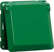 SCHUKO-Steckdose gn 16A 250V Abdeckung D 6711.42 K 